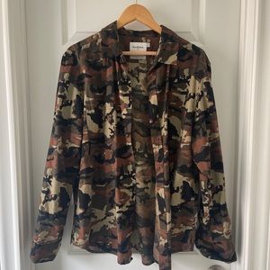 Camouflage Button Down Shirt